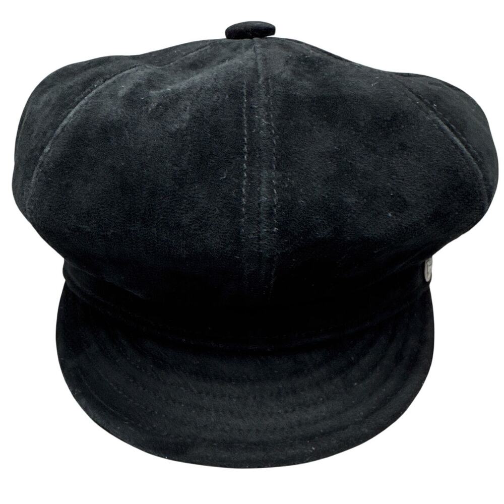 Goorin Bros Ruthy Cabbie-style, Flatcap, Small, Black, Suede, Unisex